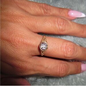 14kt Gold/White Gold Diamond Ring